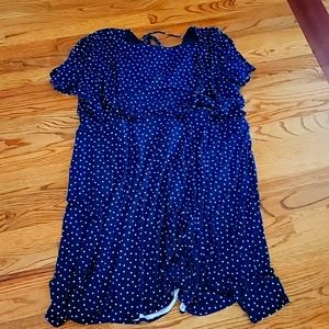 Navy cotton dress